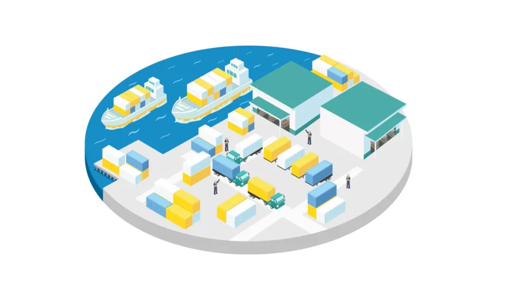 高精度位置情報など各種センシングにより、コンテナ物流効率化を図るシステム 動画